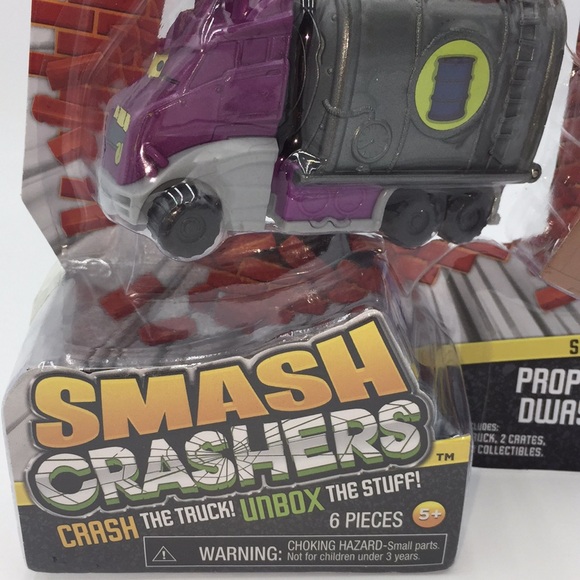 Smash Crashers Propane Dwayne Mystery Crash the Truck Unbox the Stuff - Picture 3 of 12